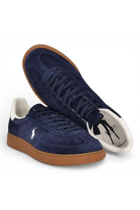 Sneaker uomo Polo R.L. in camoscio colore blu. POLO RALPH LAURENT | 809978008-001